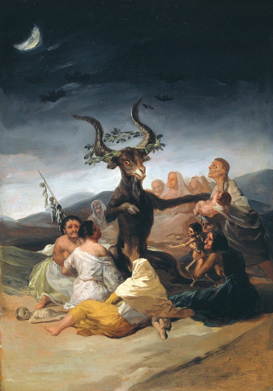 Sábado das Bruxas, 1797-1798 de Francisco de Goya