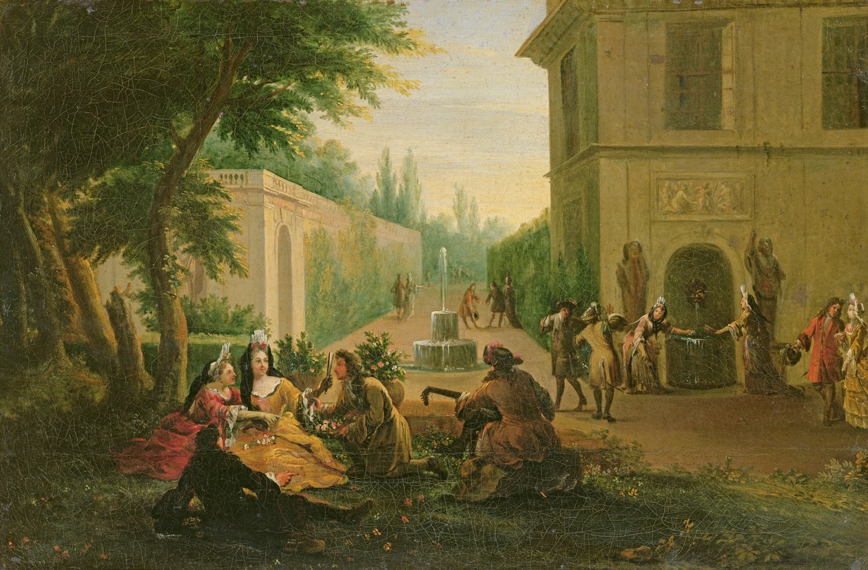 Almoço em um parque de François Boucher