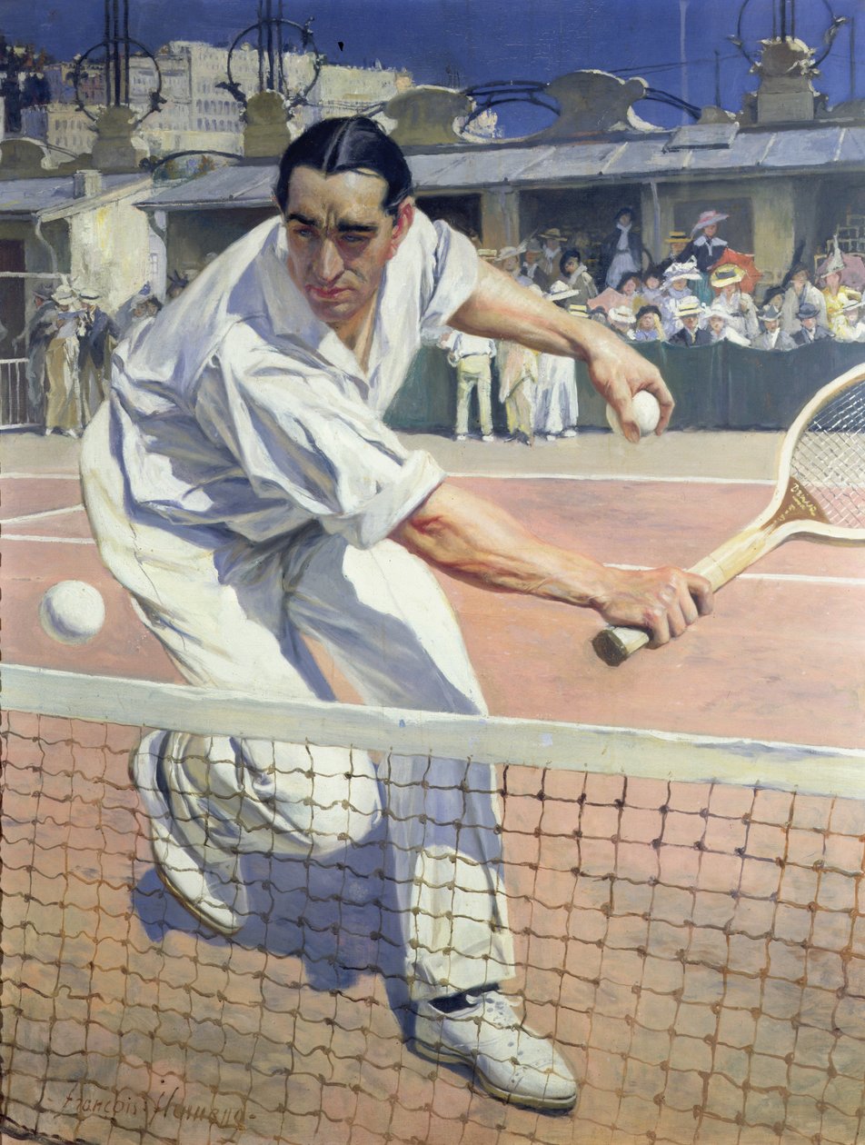 Retrato de Max Decugis de Francois Flameng