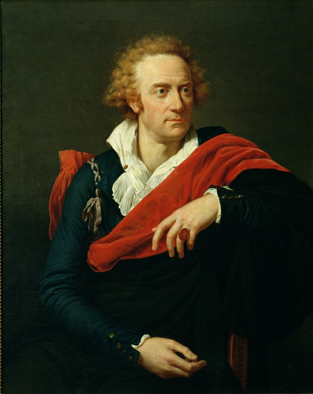 Retrato de Vittorio Alfieri (1749-1803) de Francois Xavier Fabre