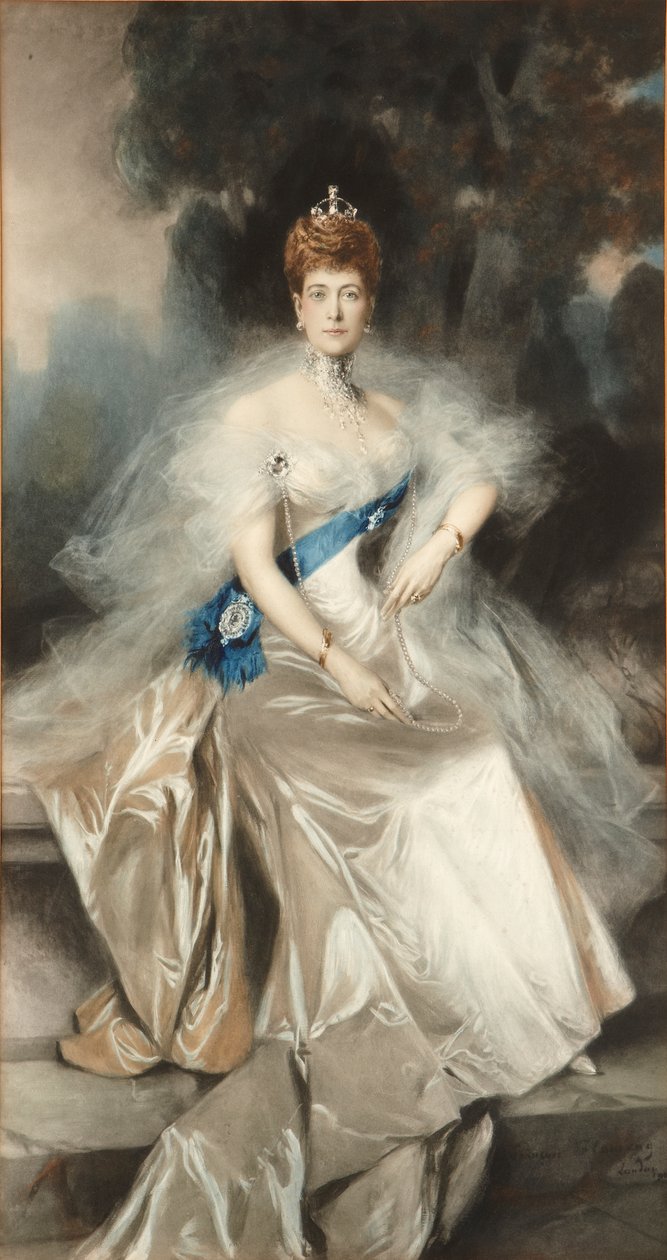 Rainha Alexandra de Francois (after) Flameng