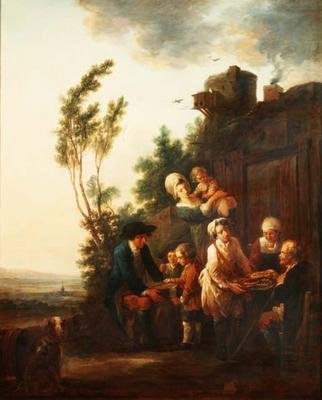 O Pedlar de Francois Louis Joseph Watteau