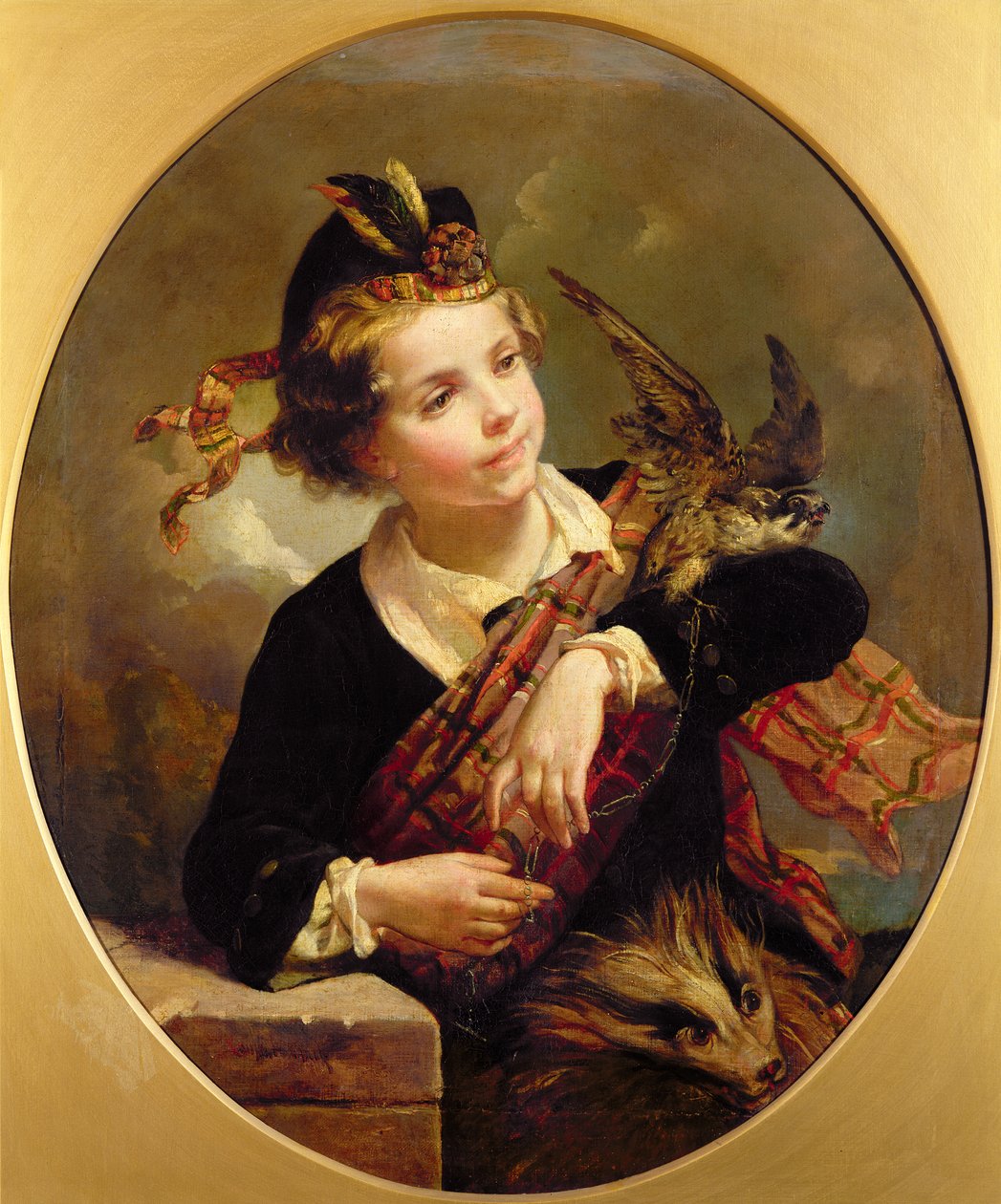 O Falcão de Francois Louis Lanfant de Metz