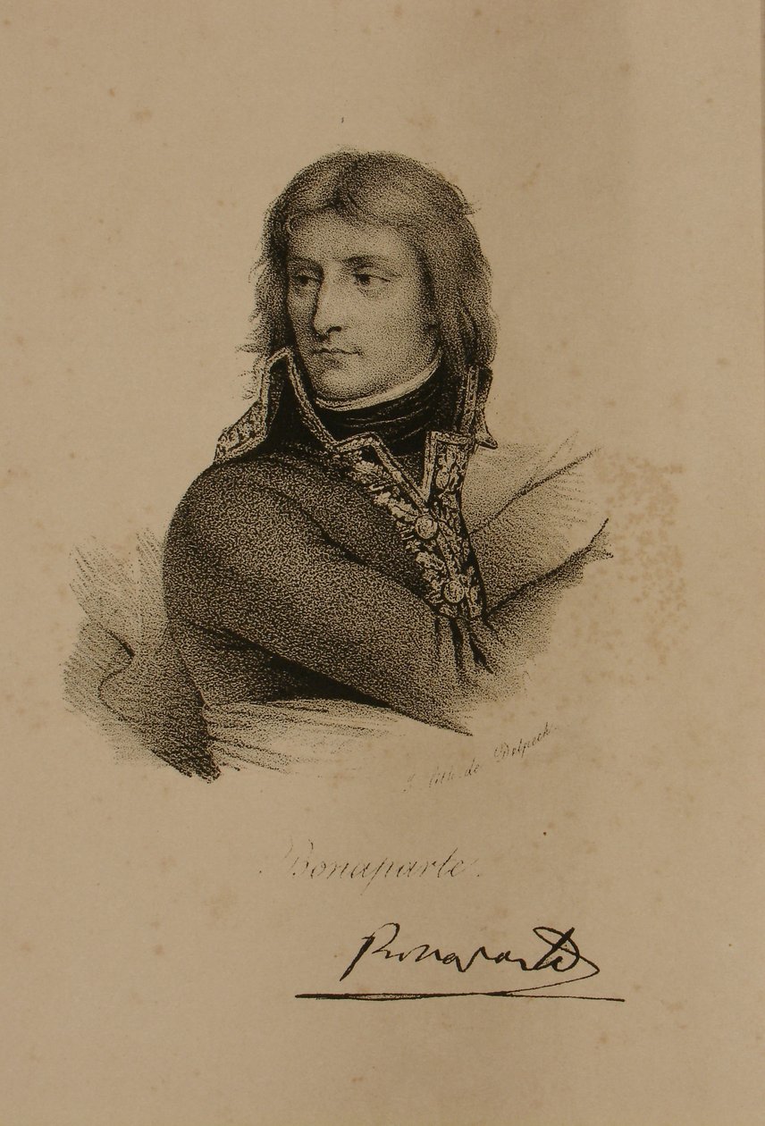 Retrato de Napoleão Bonaparte (1769-1821) de Francois Seraphin Delpech