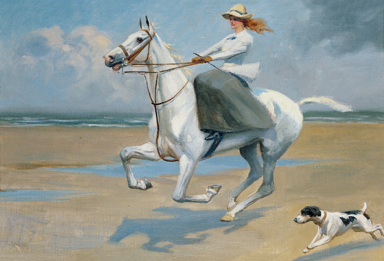 Cavalgando na Strand de Frank P. Stonelake