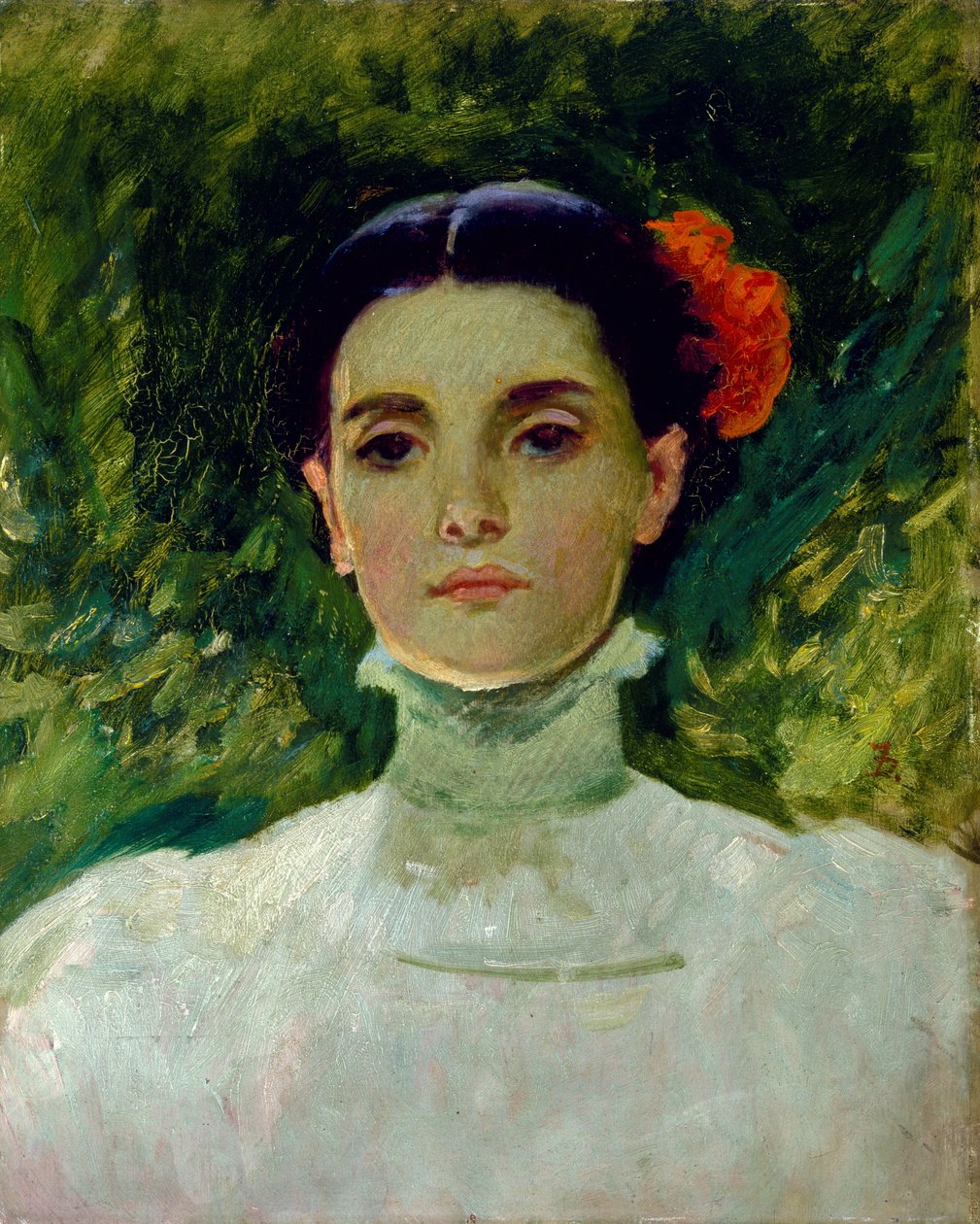 Retrato de Maggie Wilson de Frank Duveneck