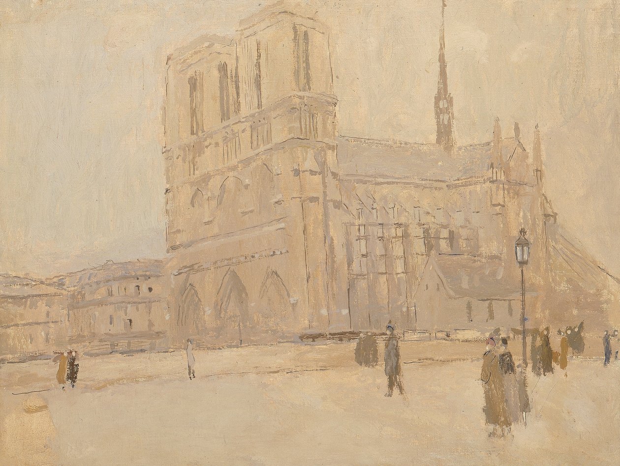 Notre Dame no inverno de Frank Edwin Scott