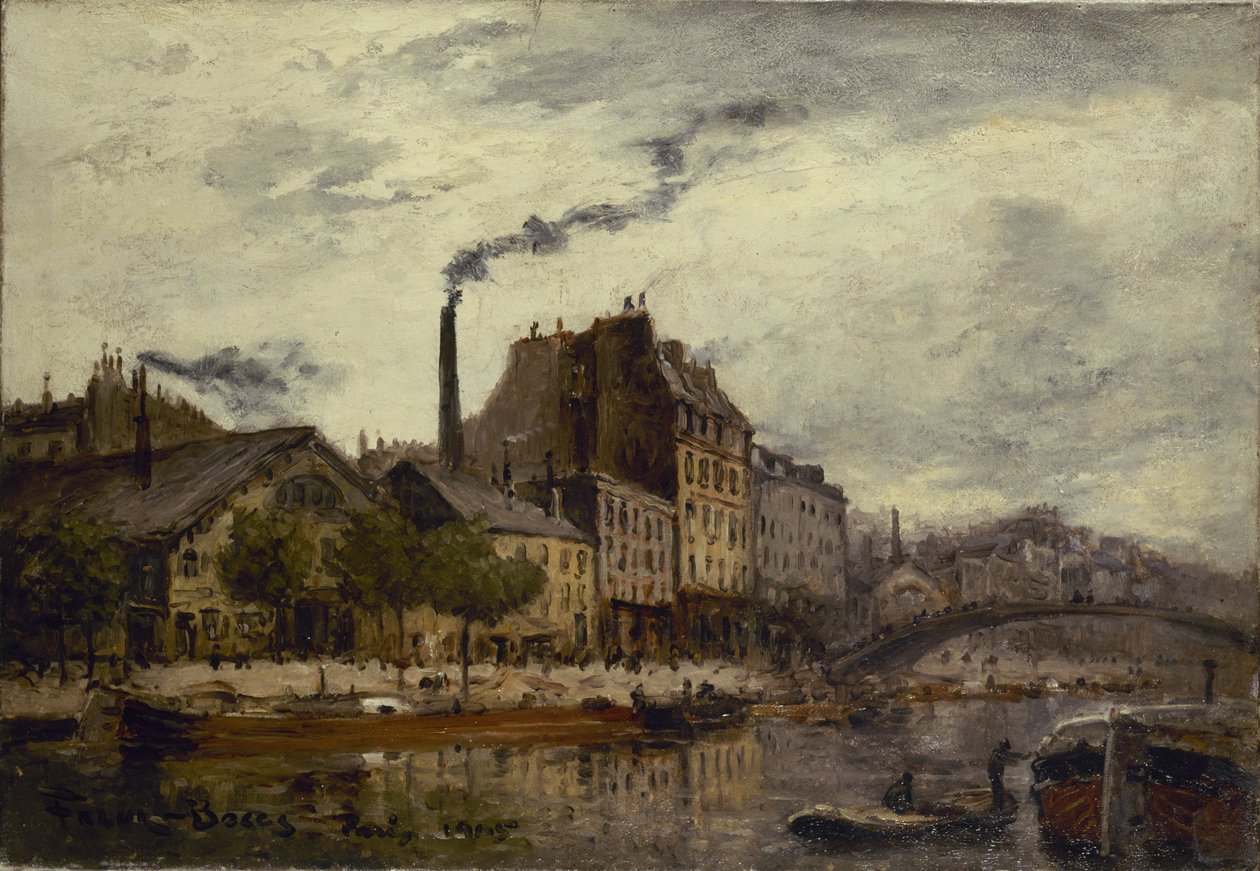 O cais de Valmy, 1905 de Frank Myers Boggs
