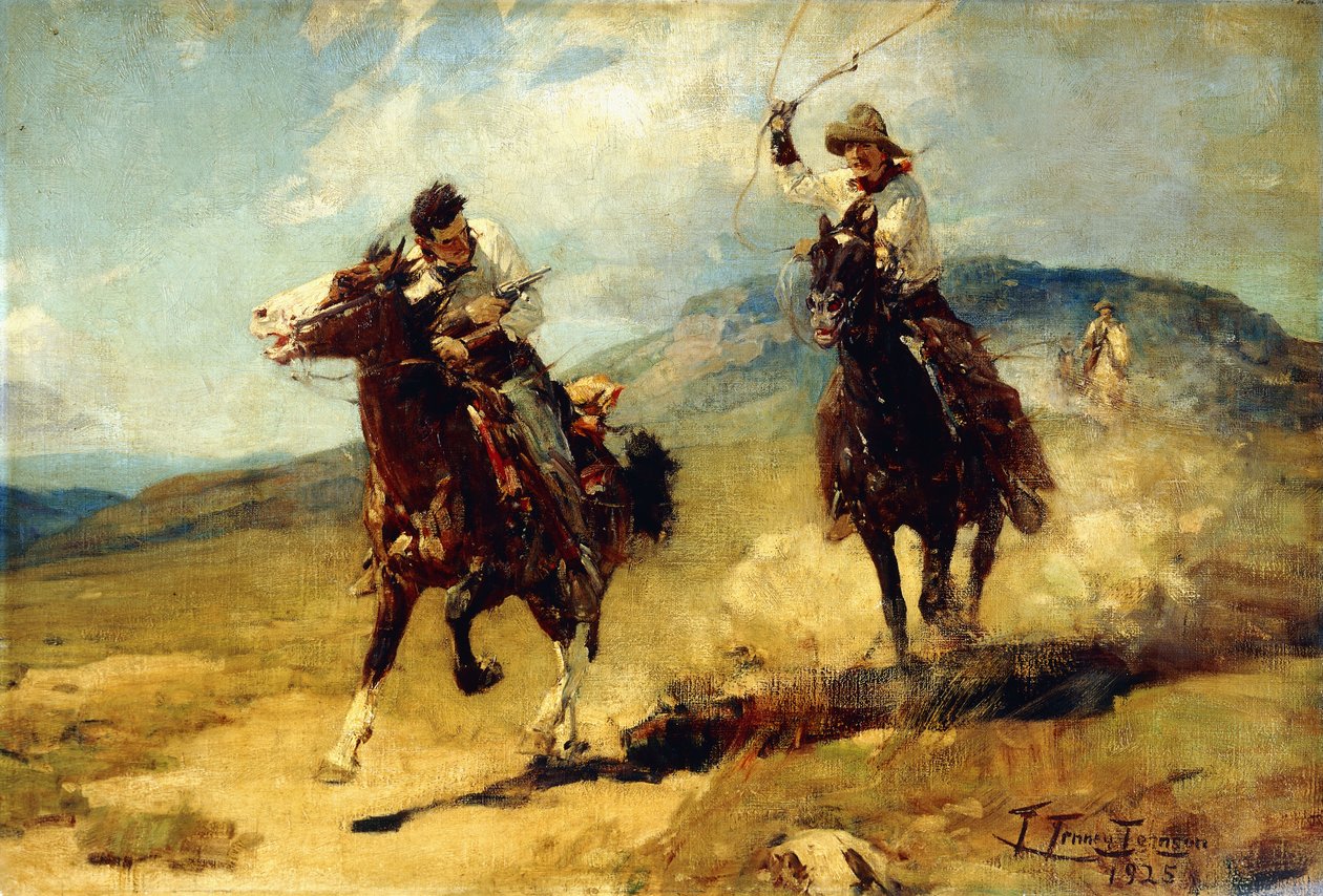 O ladrão de cavalos de Frank Tenney Johnson