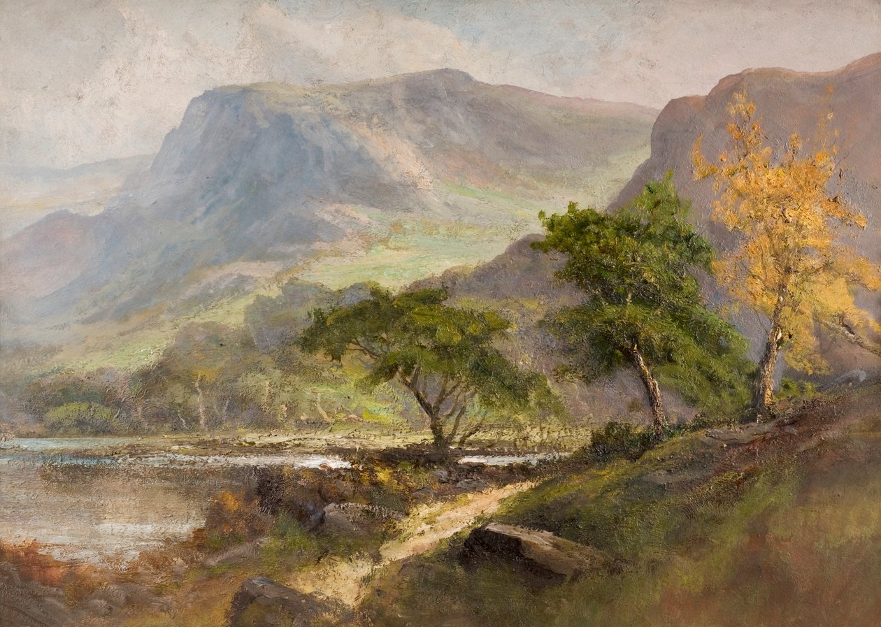 Paisagem com colinas de Frank Thomas Carter
