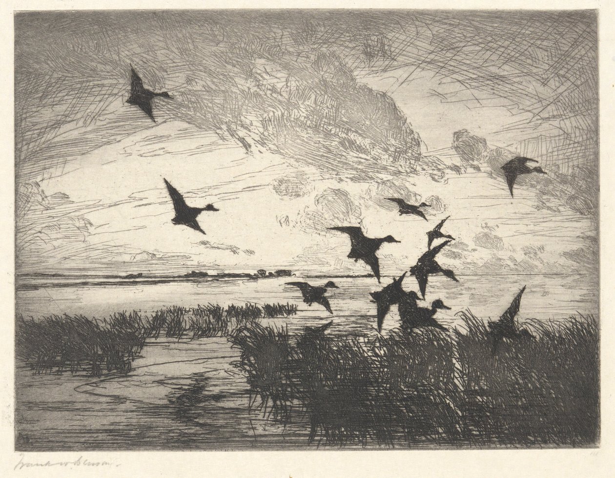 Depois do pôr-do-sol de Frank Weston Benson
