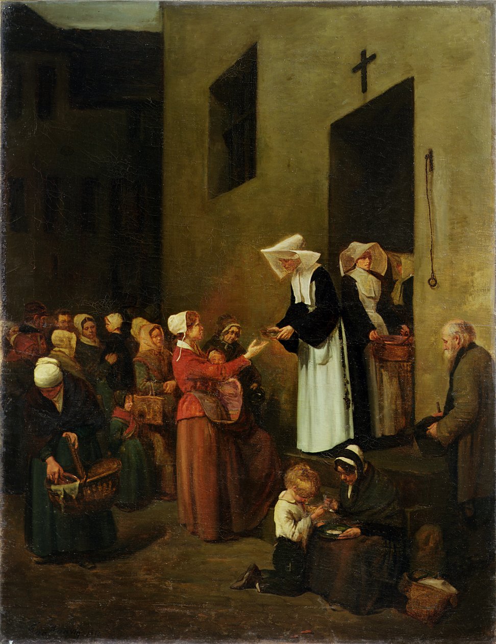 Caridade, 1851 de François Bonvin