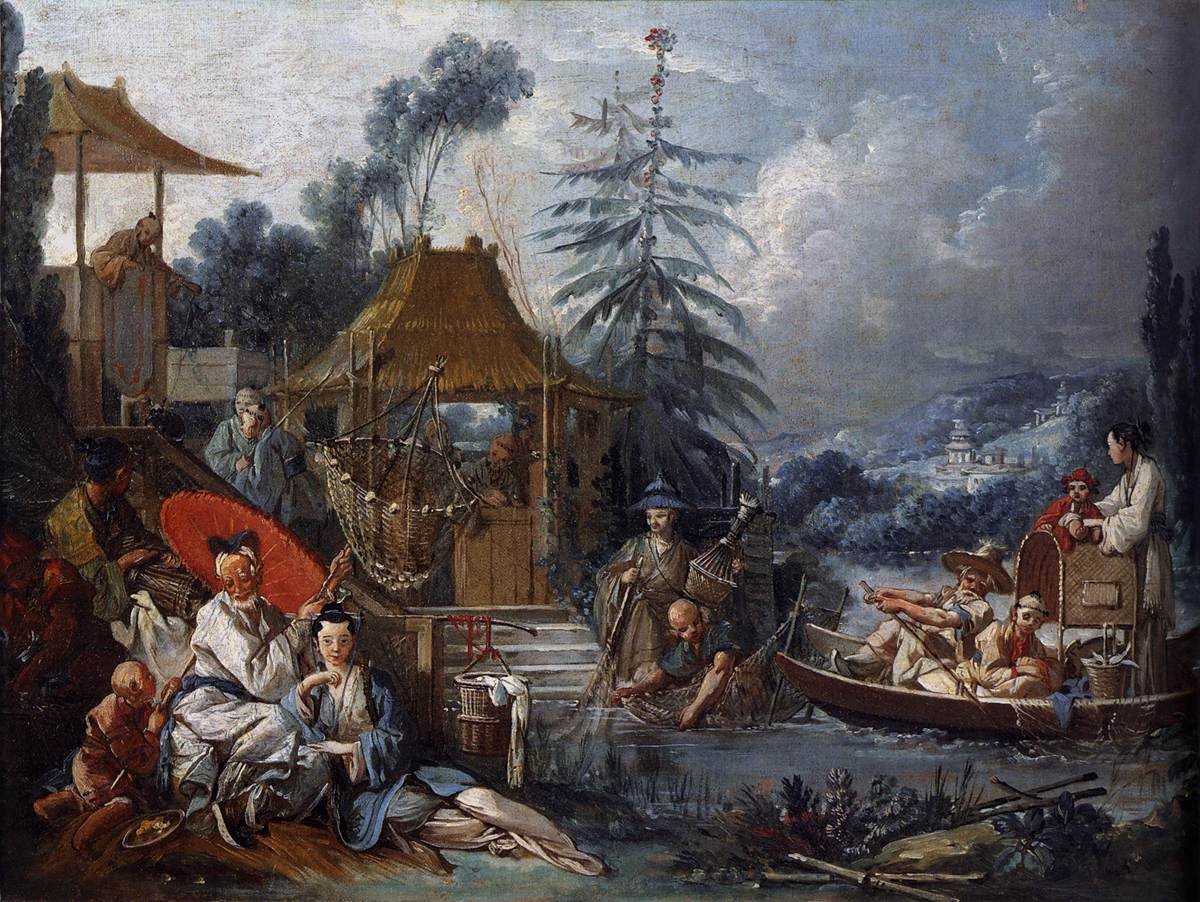 Pesca chinesa de François Boucher