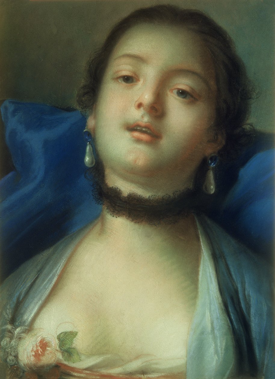 Retrato de uma mulher de François Boucher