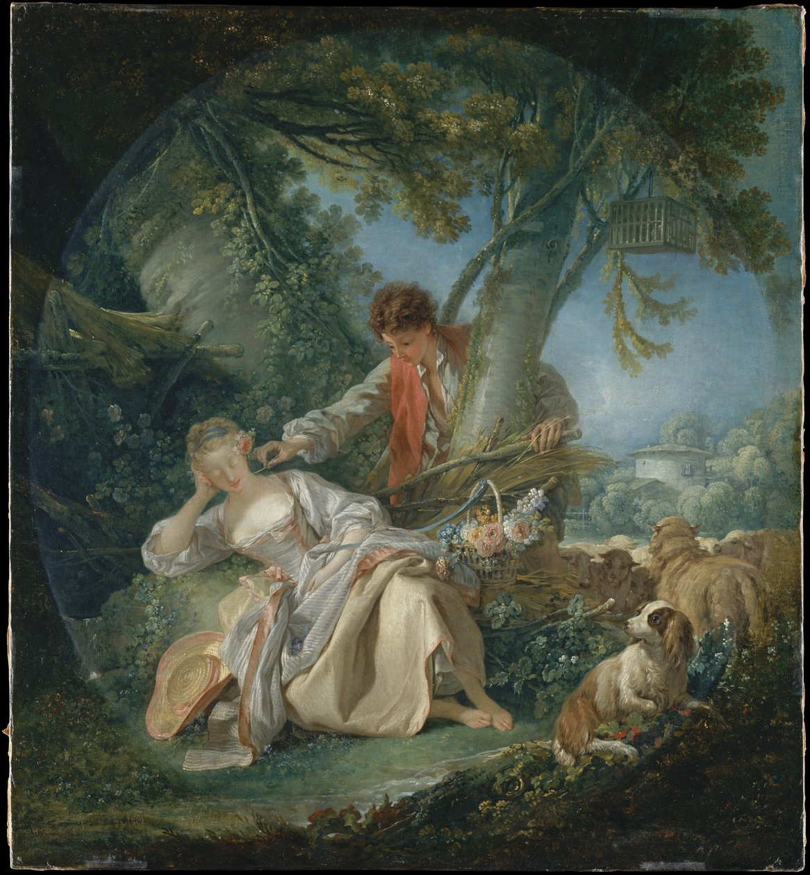 O sono interrompido de François Boucher