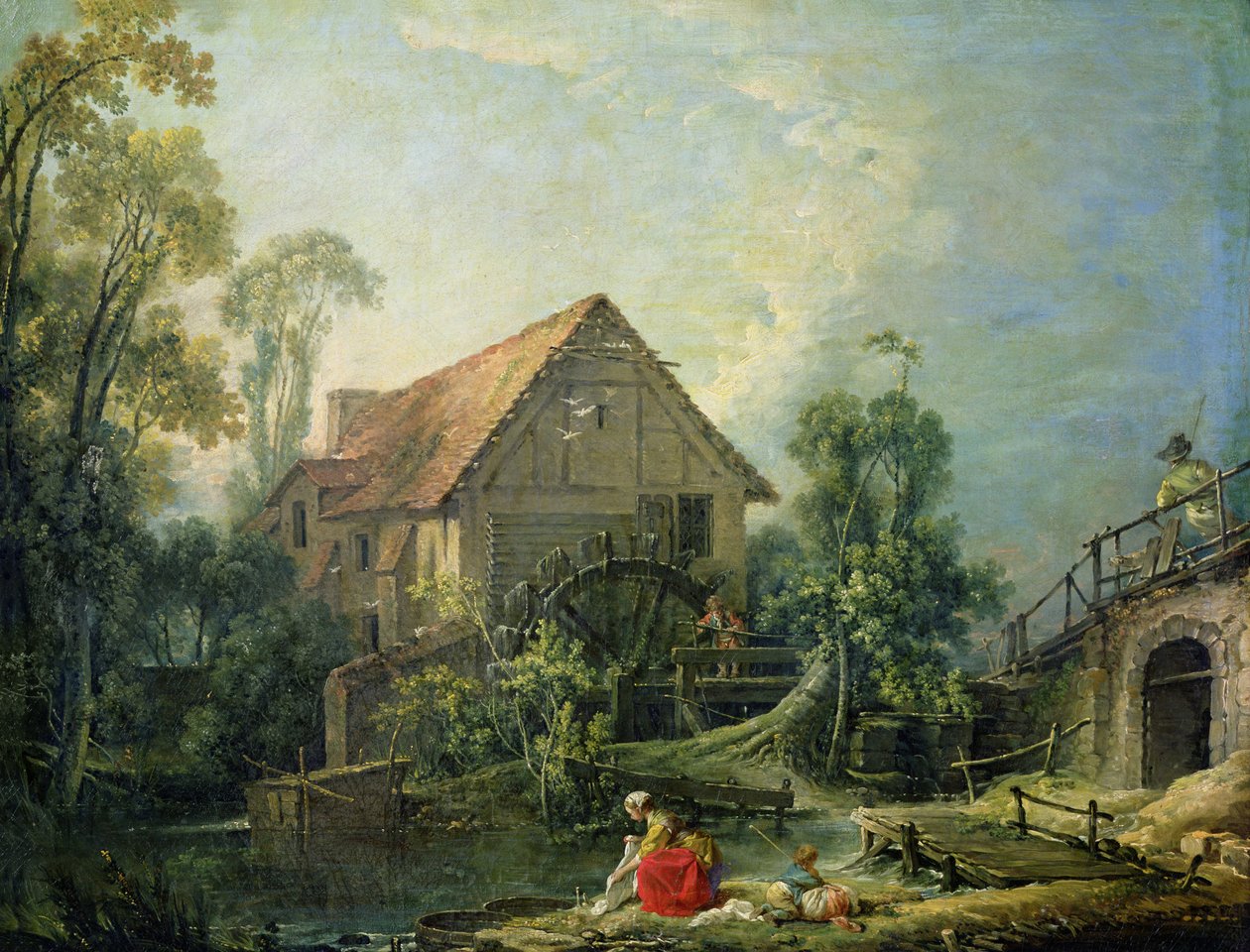 O moinho, 1751 de François Boucher