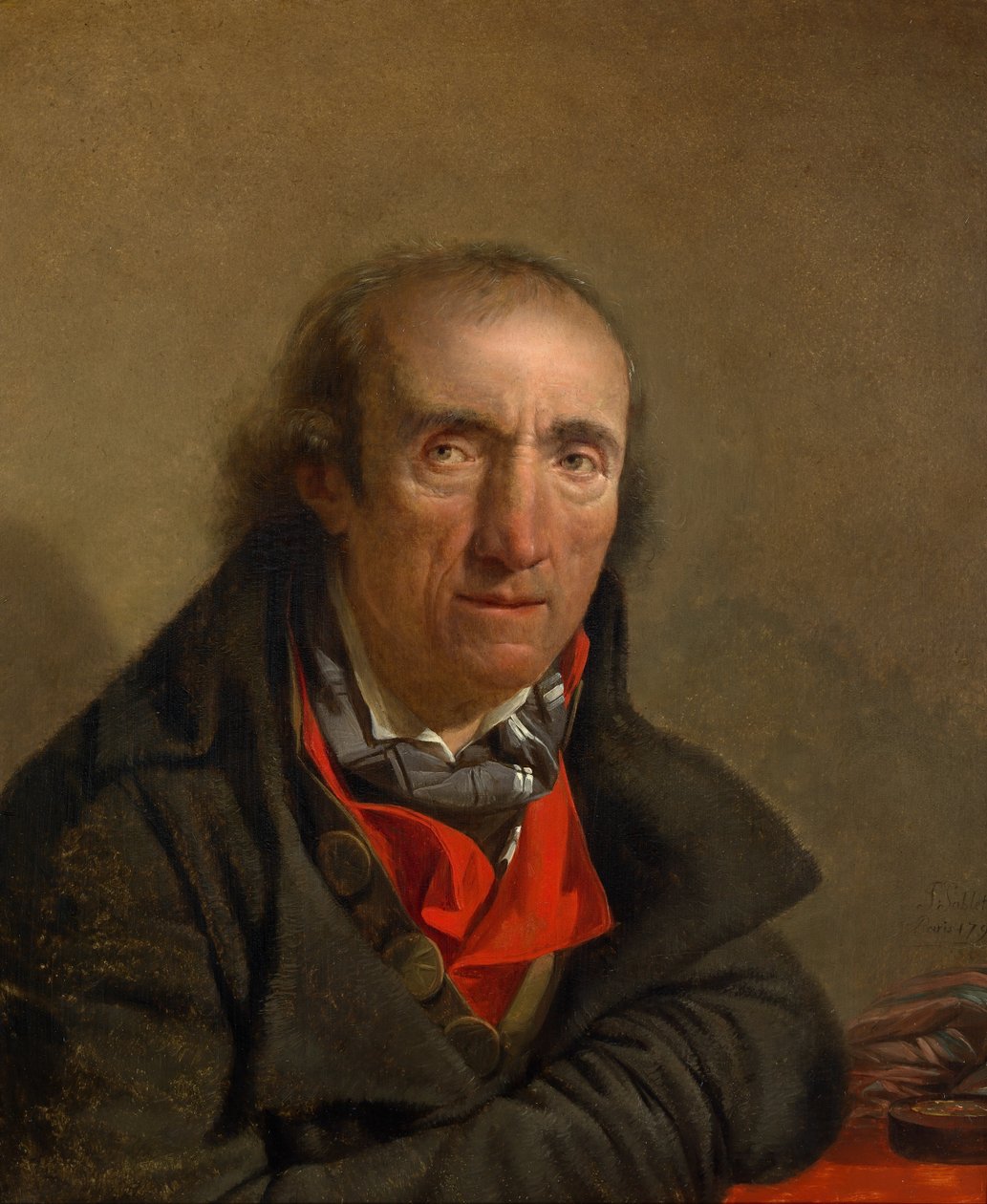 Retrato de um revolucionário de François Sablet