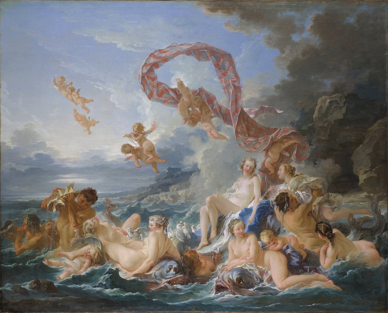 O triunfo de Vênus de François Boucher