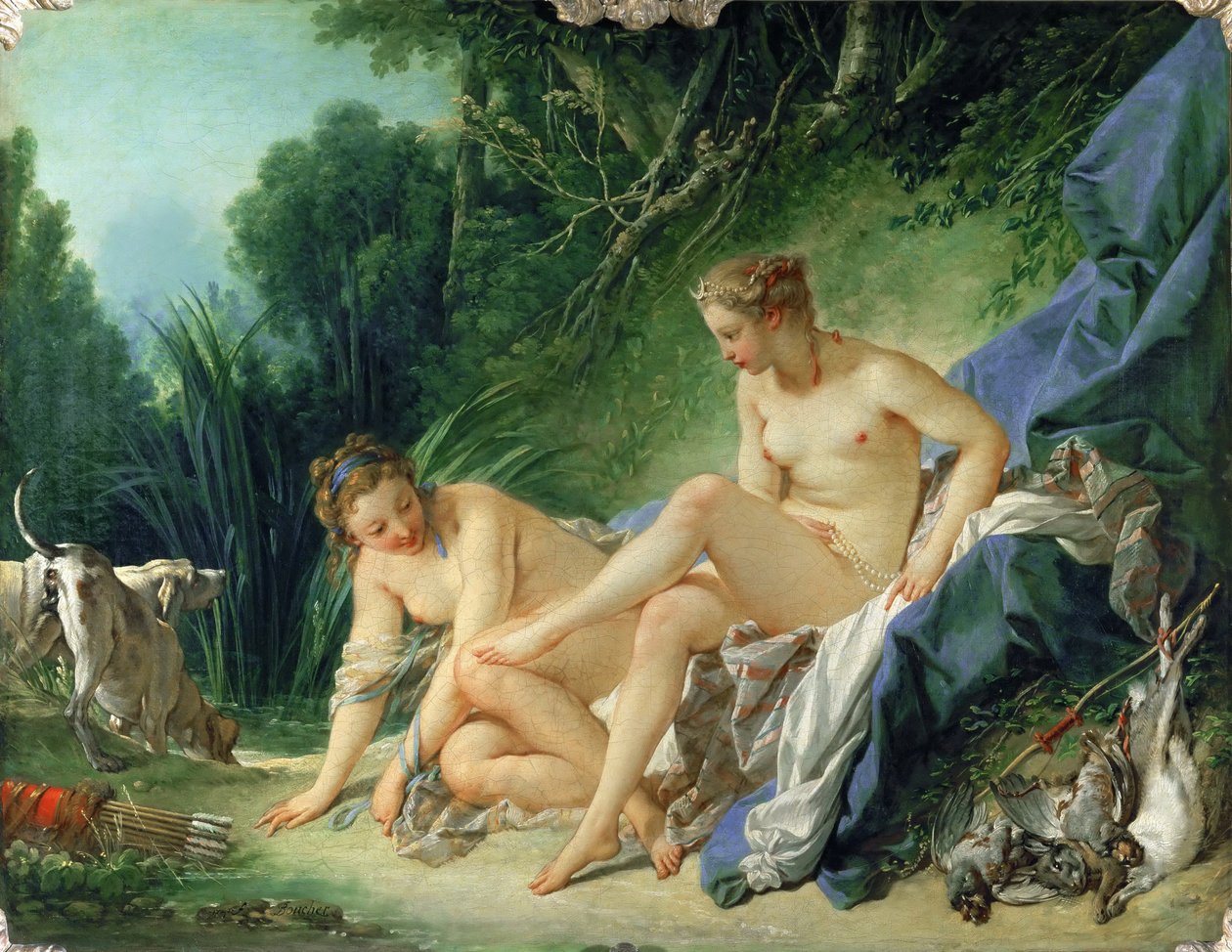 Diana depois do banho de François Boucher