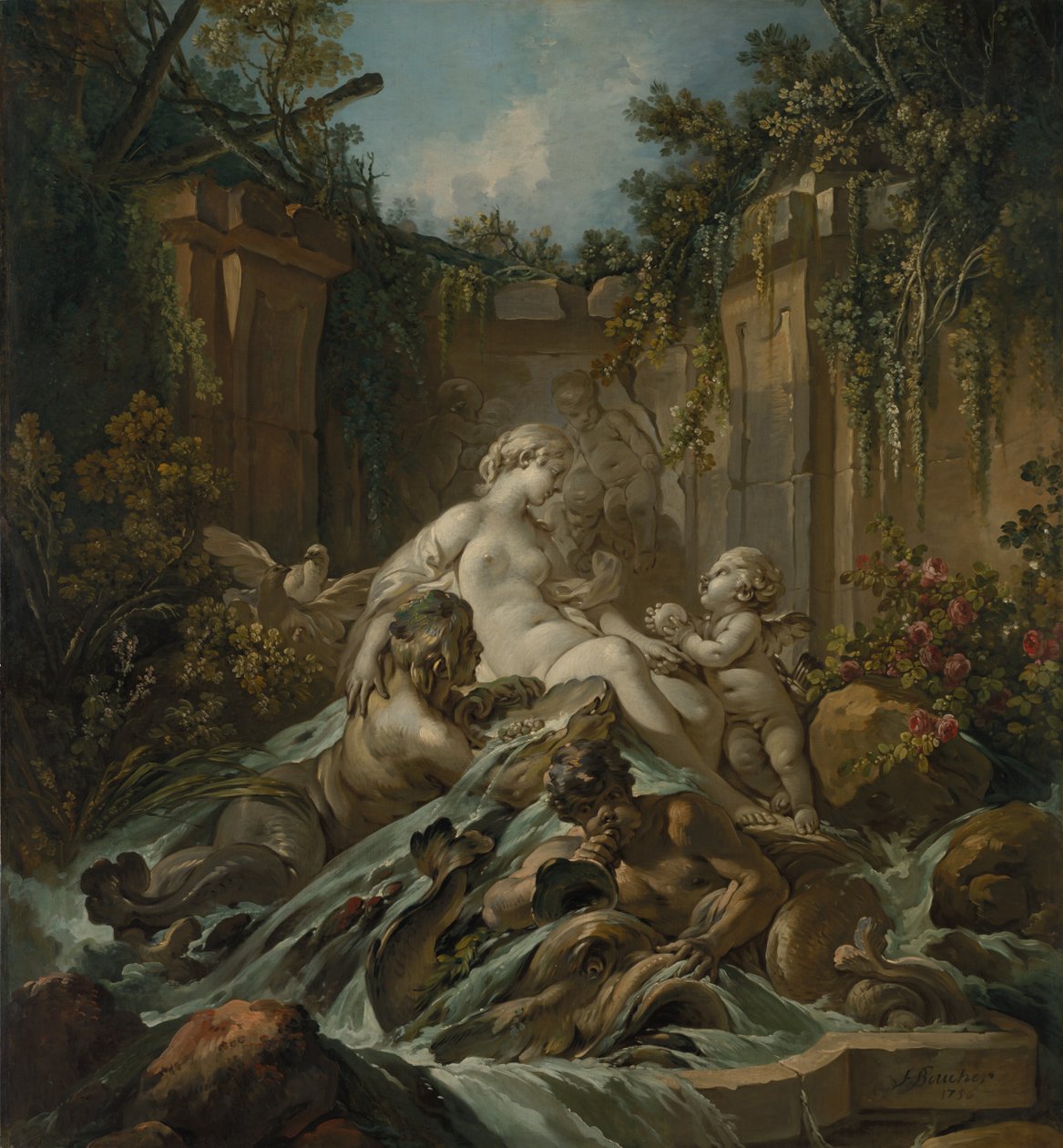 Fonte de Vênus, 1756. de François Boucher