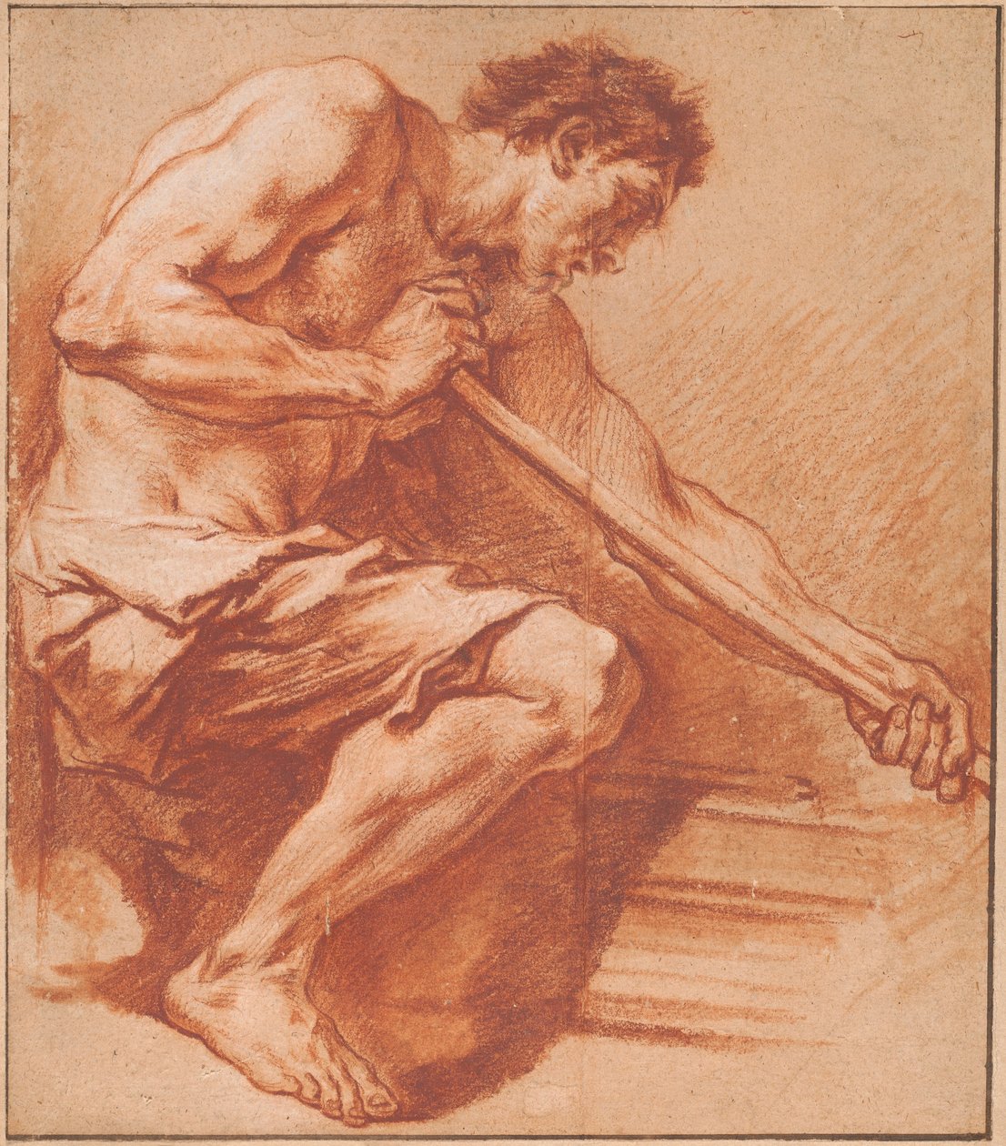 Trabalhador em uma forja de François Boucher