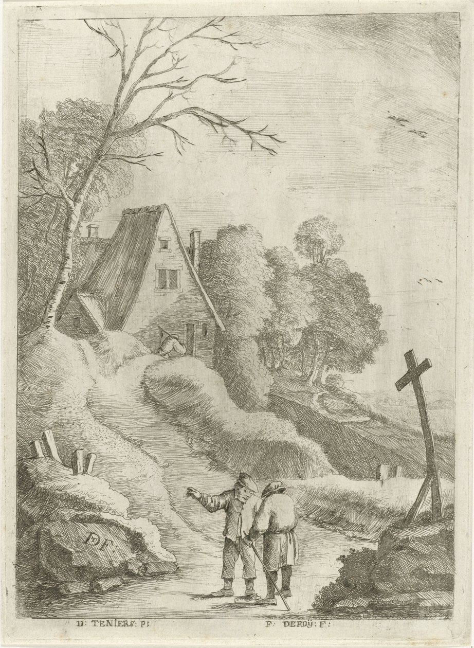 Paisagem montanhosa de François Deroy