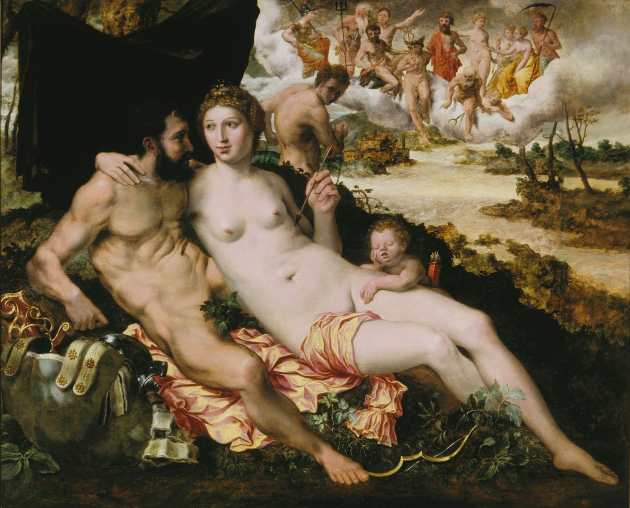 Vênus e Marte de Frans Floris