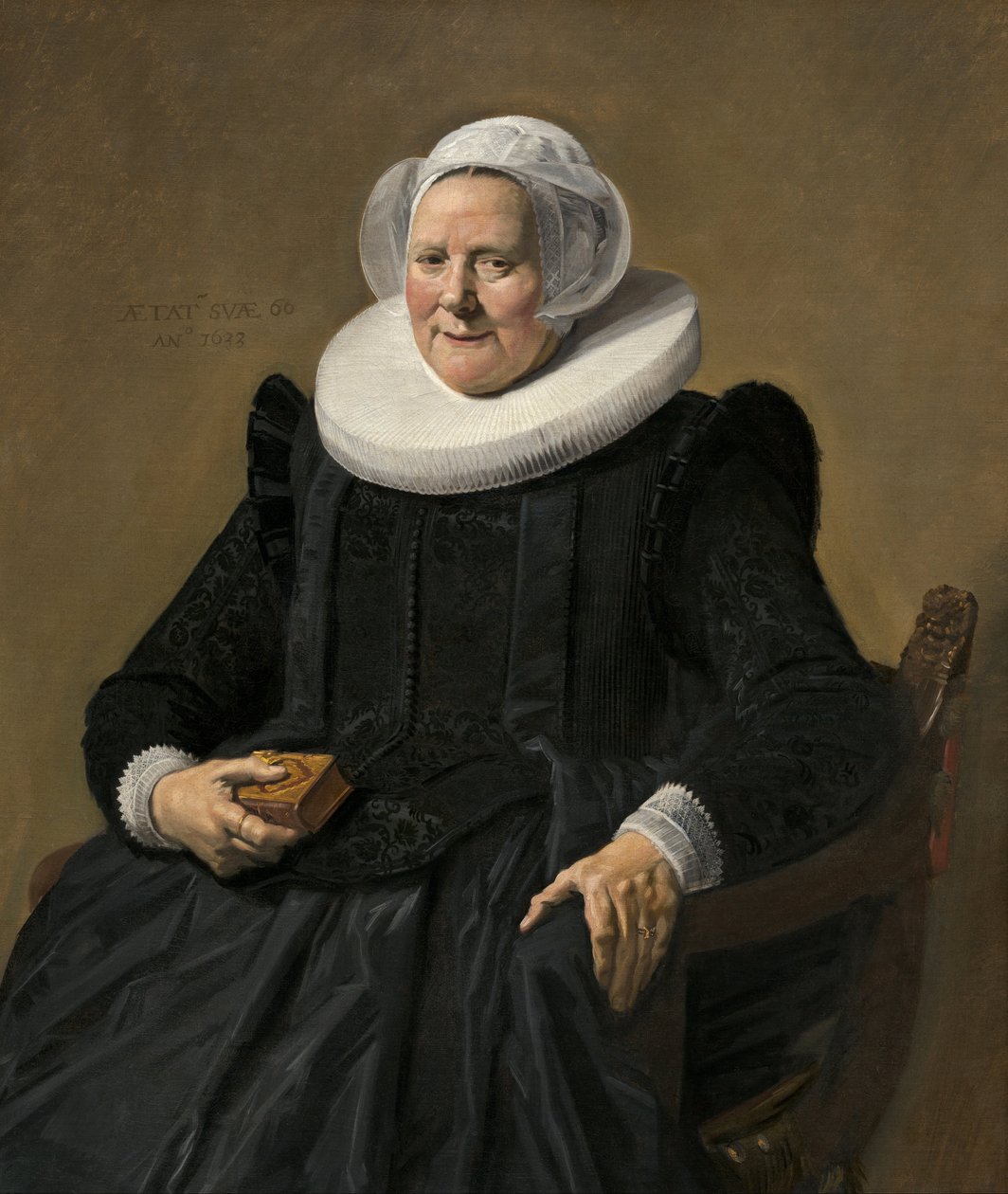 Retrato de uma senhora idosa de Frans Hals