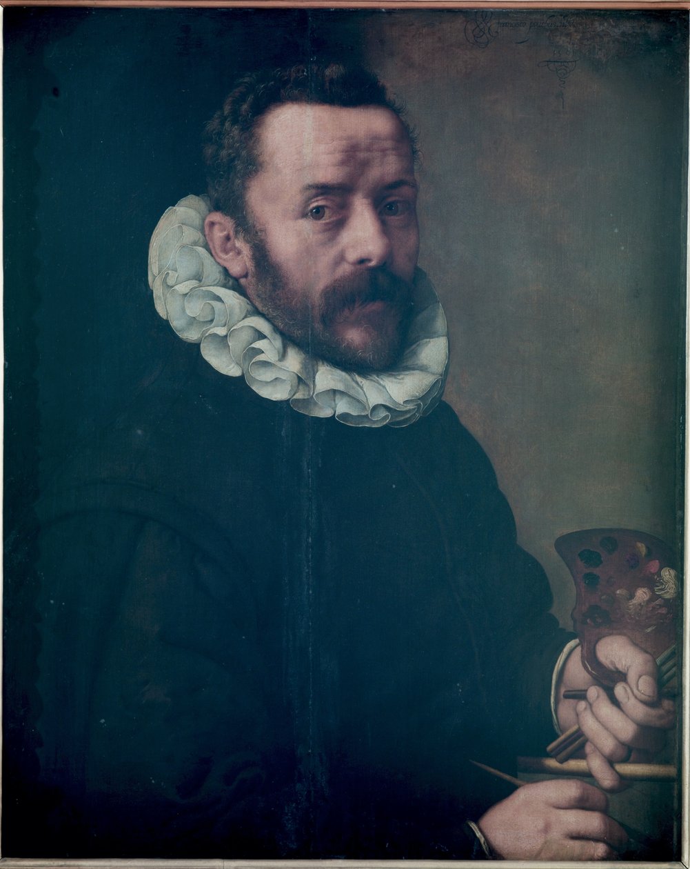 Auto-retrato, 1591 de Frans II Pourbus