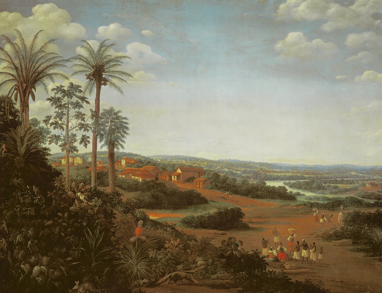 A Vila de Serinhaem, Brasil de Frans Post