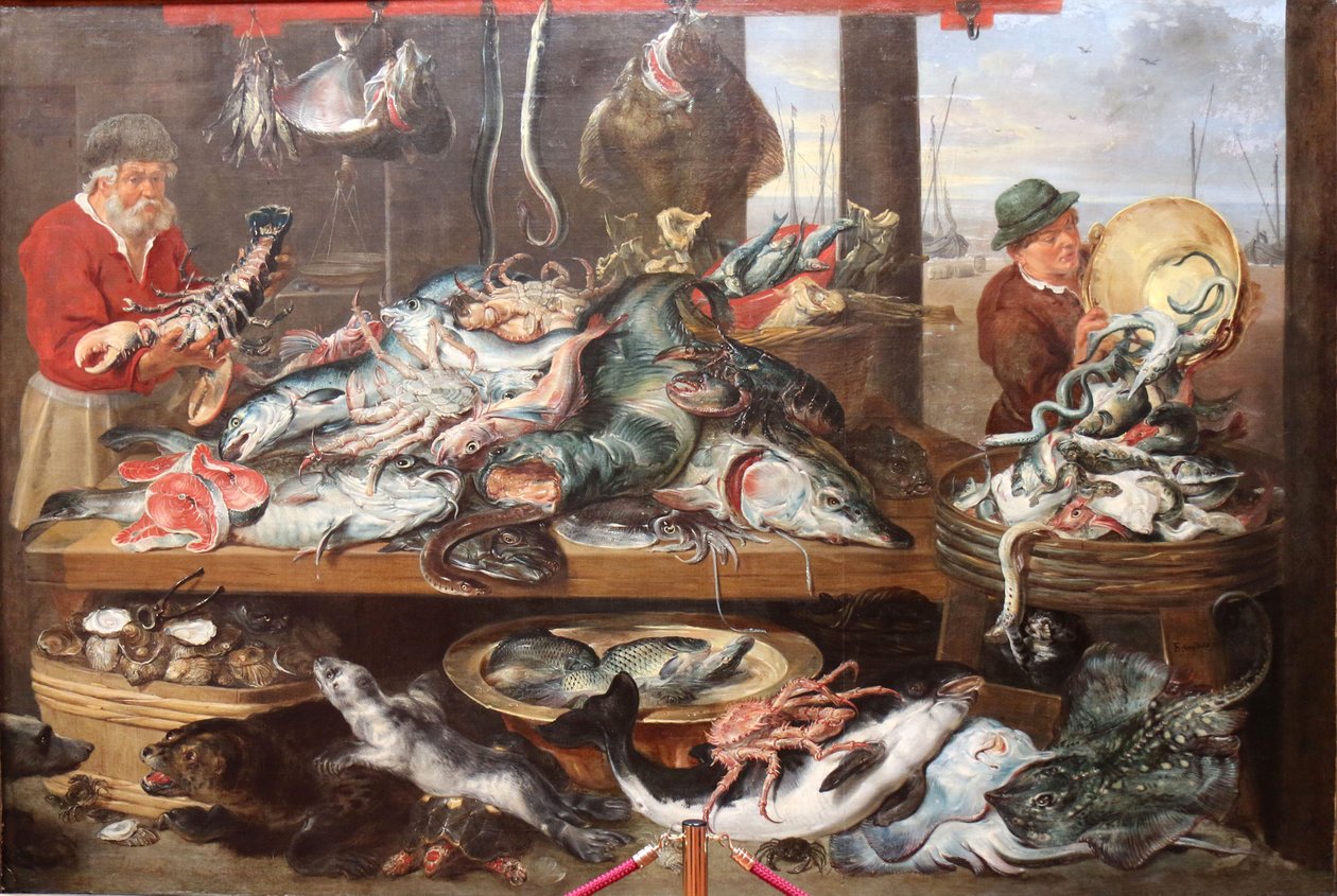 O peixeiro de Frans Snyders or Snijders