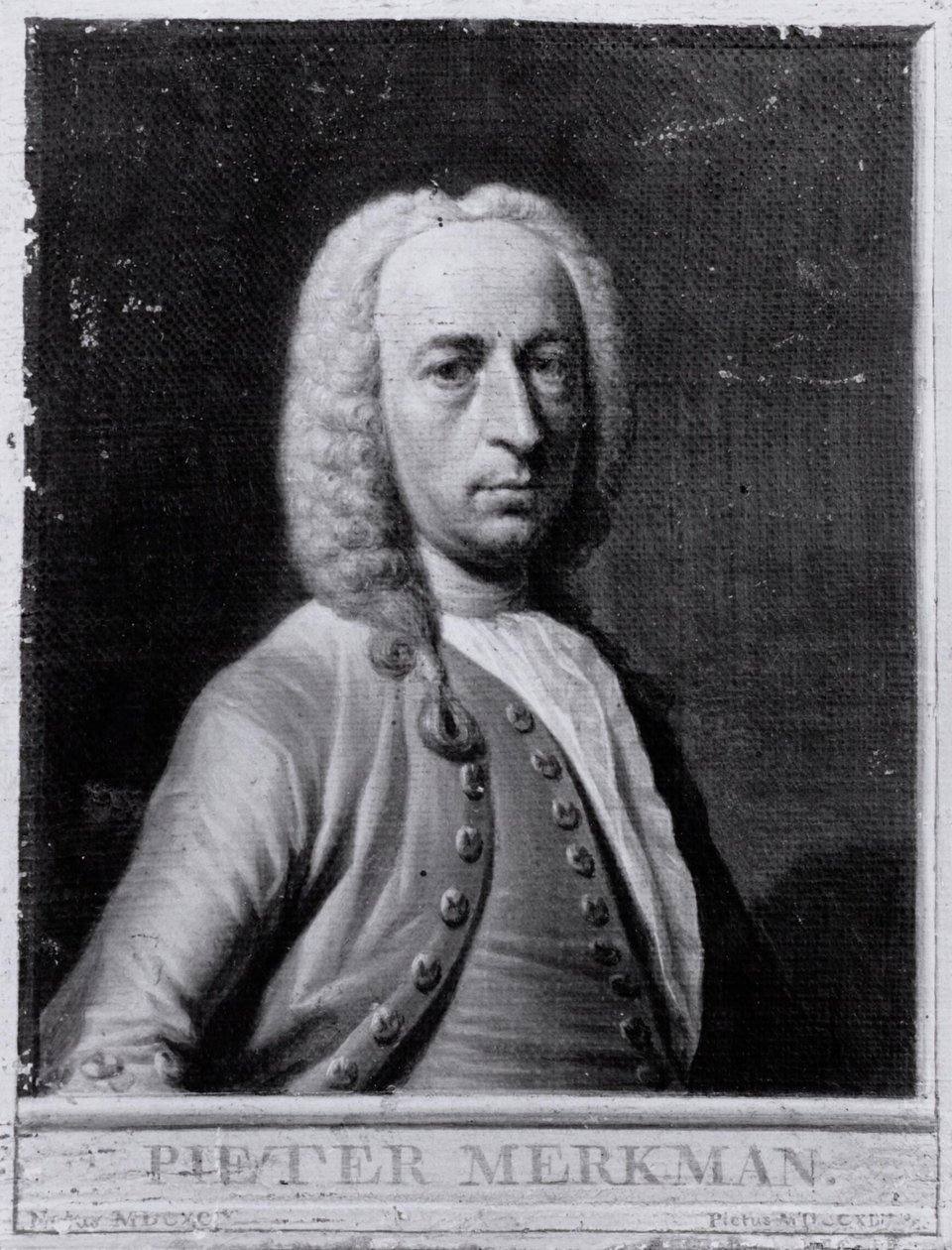 Retrato de Pieter Merkman Jr. de Frans Decker