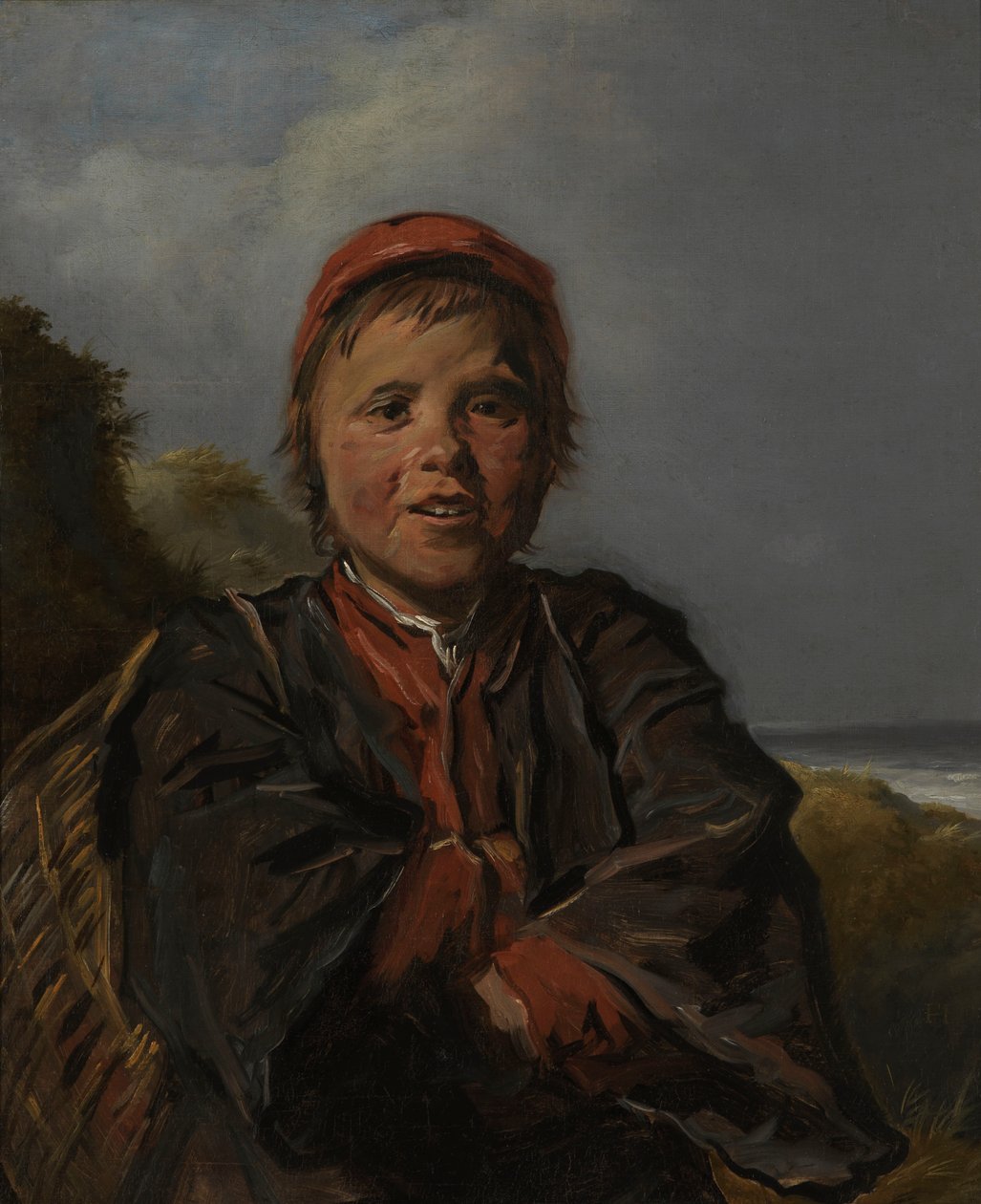 Fisherboy (óleo sobre tela) de Frans Hals