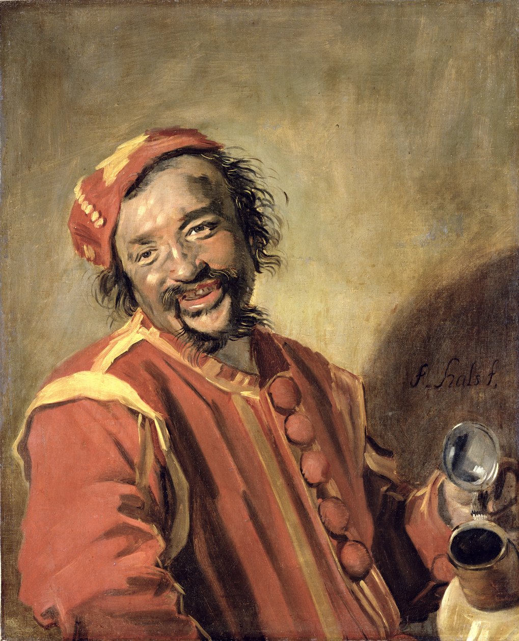 Peeckelhaering (The Jolly Reveler) de Frans Hals