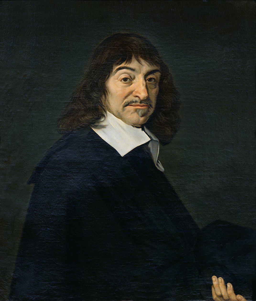 Retrato de René Descartes (1596-1650) c.1649 de Frans Hals