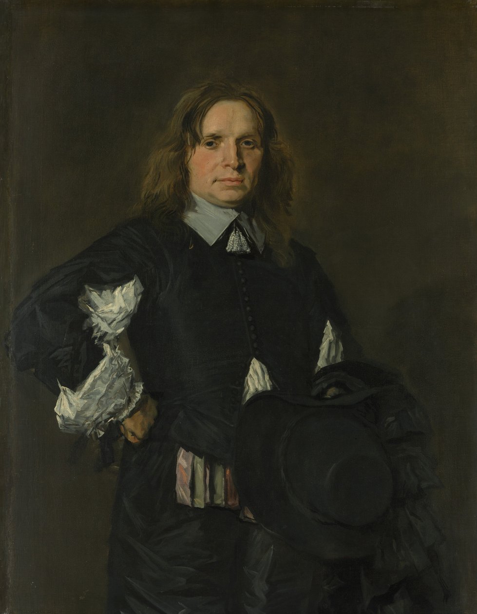 Retrato de um homem, início dos anos 1650. de Frans Hals