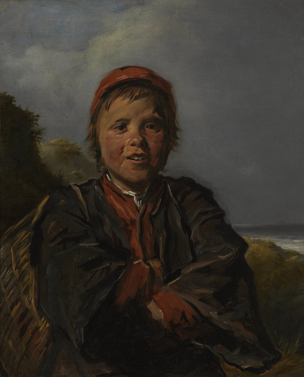 O Menino Pescador, 1630-1633 de Frans I Hals