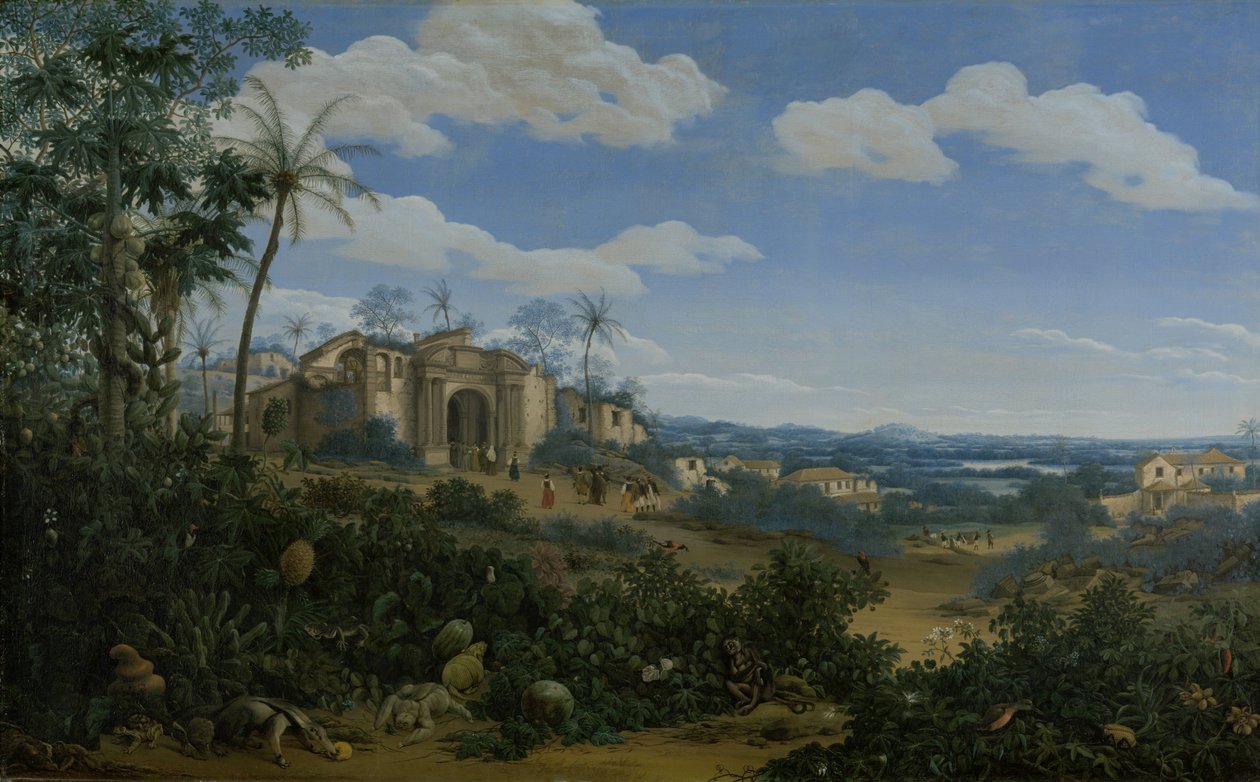 Vista de Olinda, Brasil de Frans Post
