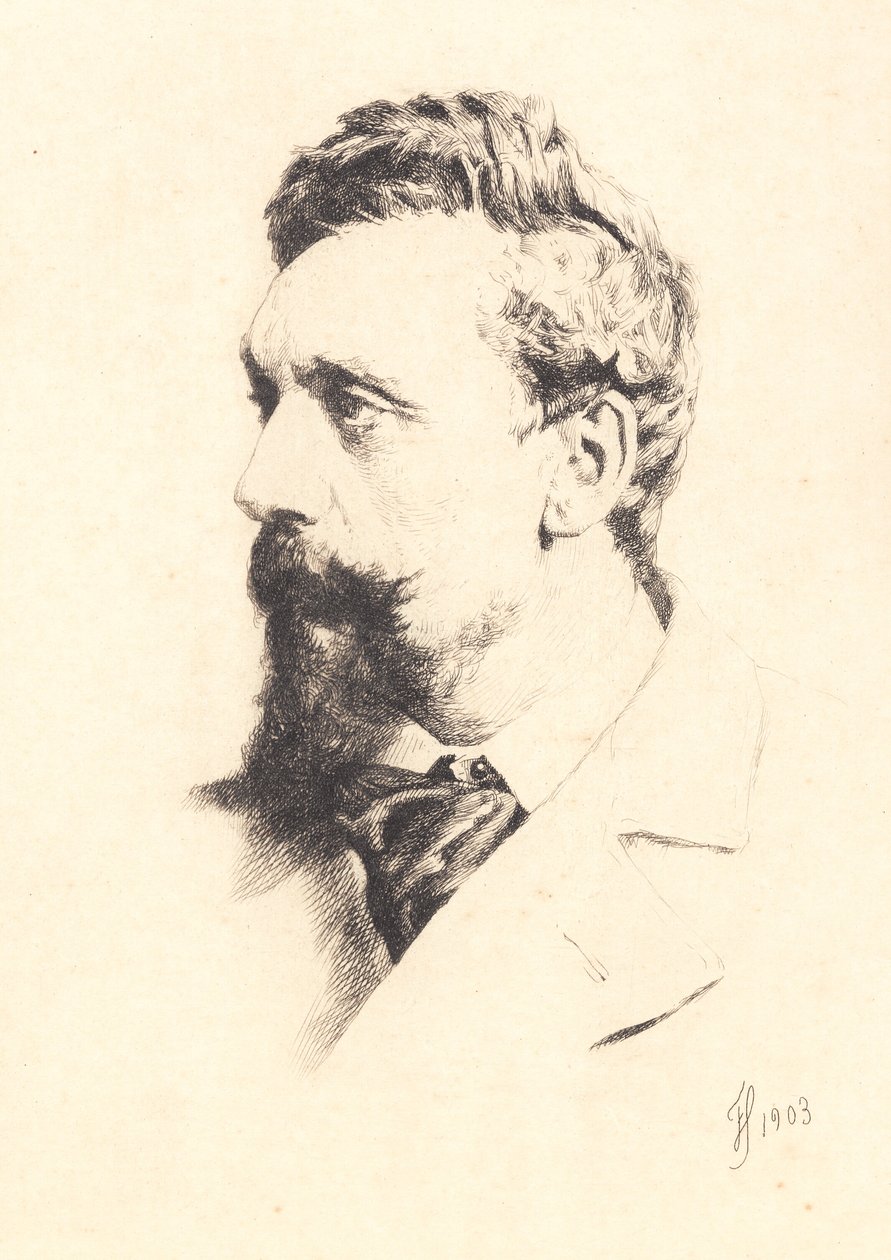 Retrato de Carl Bloch de Frans Schwartz
