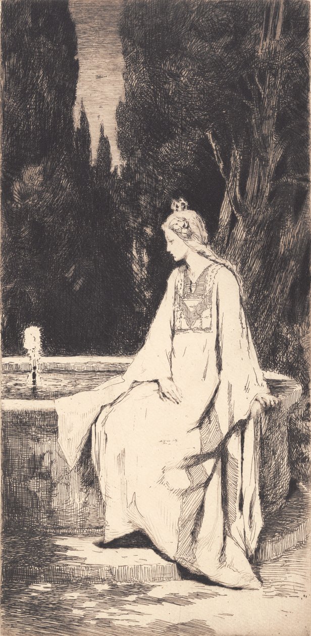 A princesa na fonte de Frans Schwartz