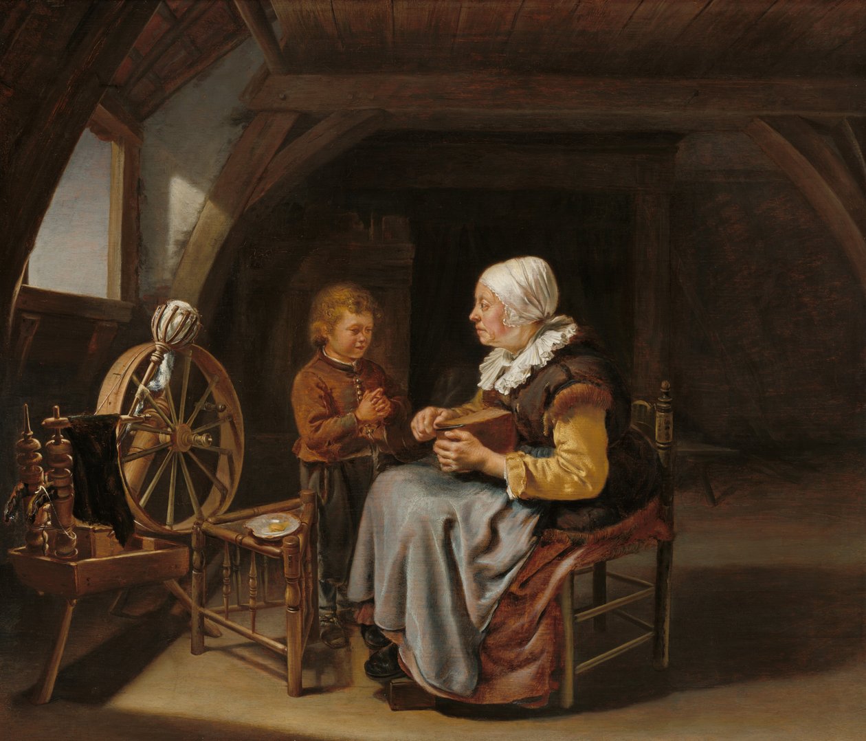 Dizendo Graça de Frans van Mieris