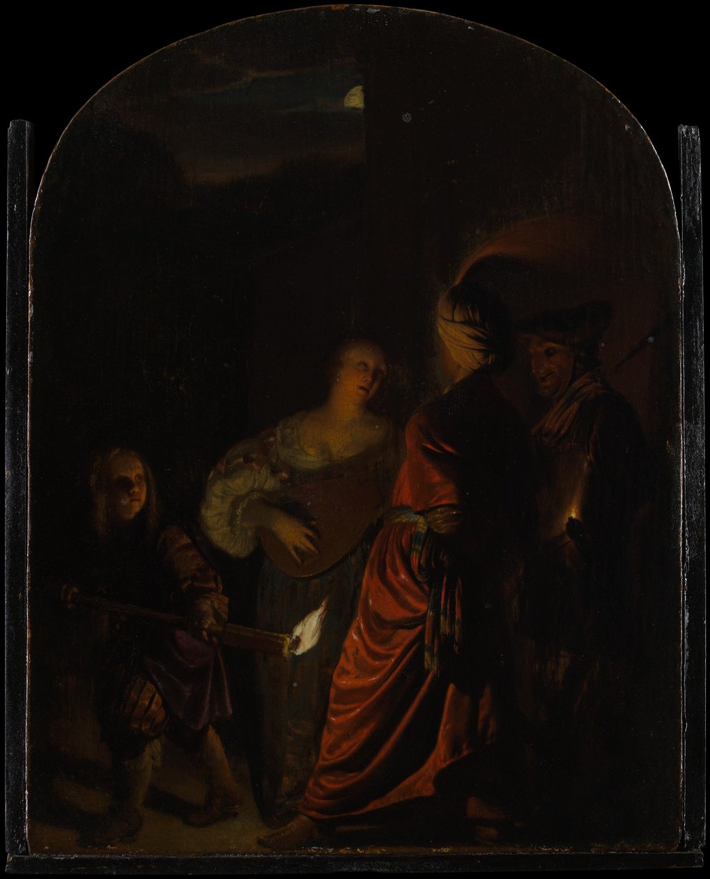 A Serenata, c. 1678-80. de Frans van Mieris