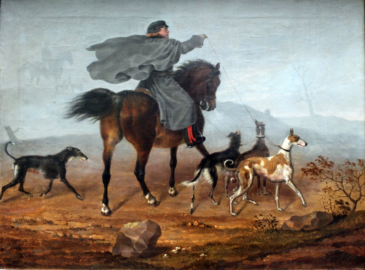 Cavalgando para Hunt de Franz Krüger
