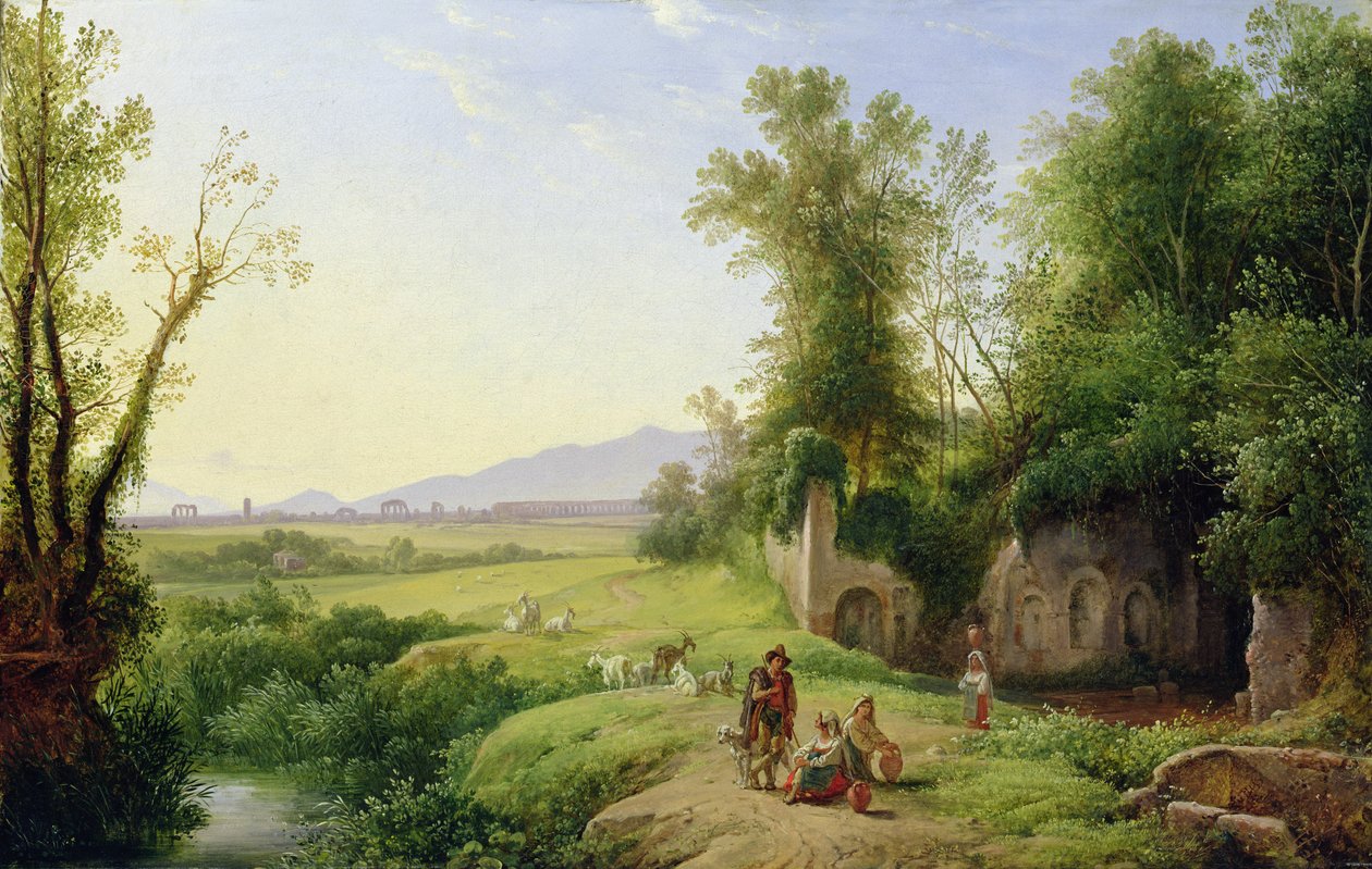 O bosque da Egeria de Franz Ludwig Catel
