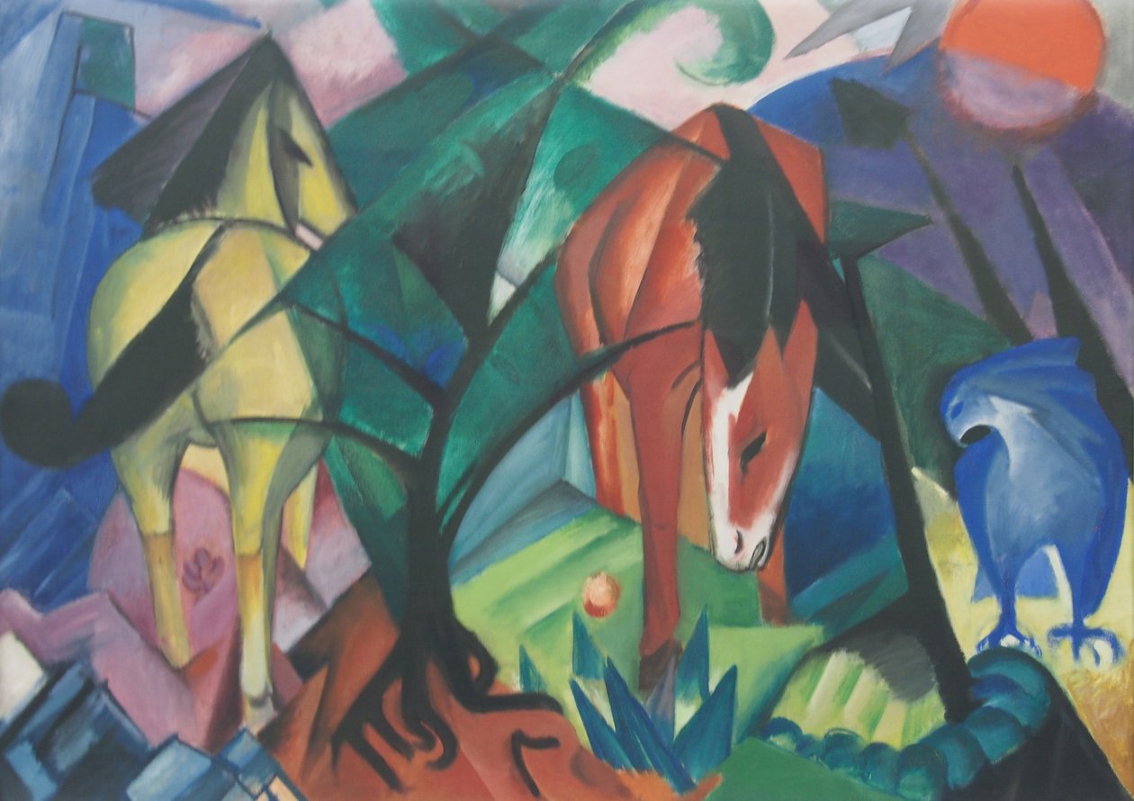 Cavalos e águias de Franz Marc