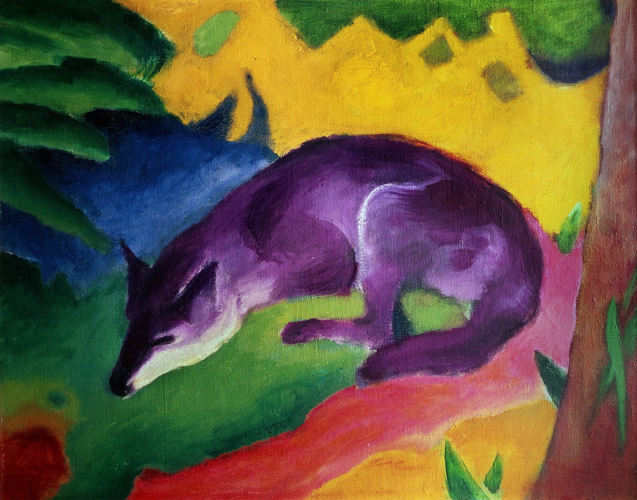 Raposa Azul, 1911 de Franz Marc