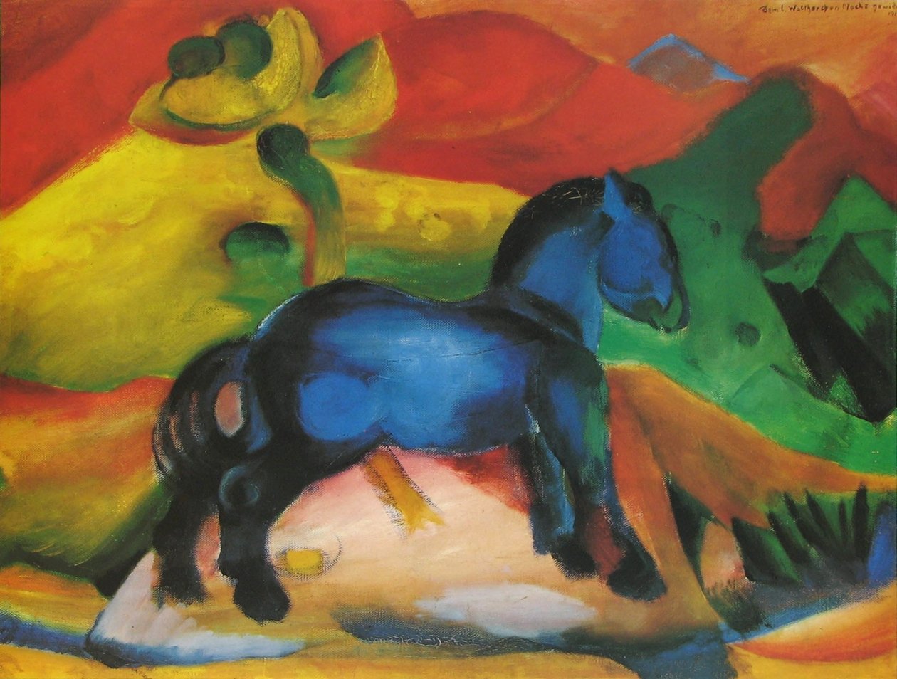 O pônei azul de Franz Marc