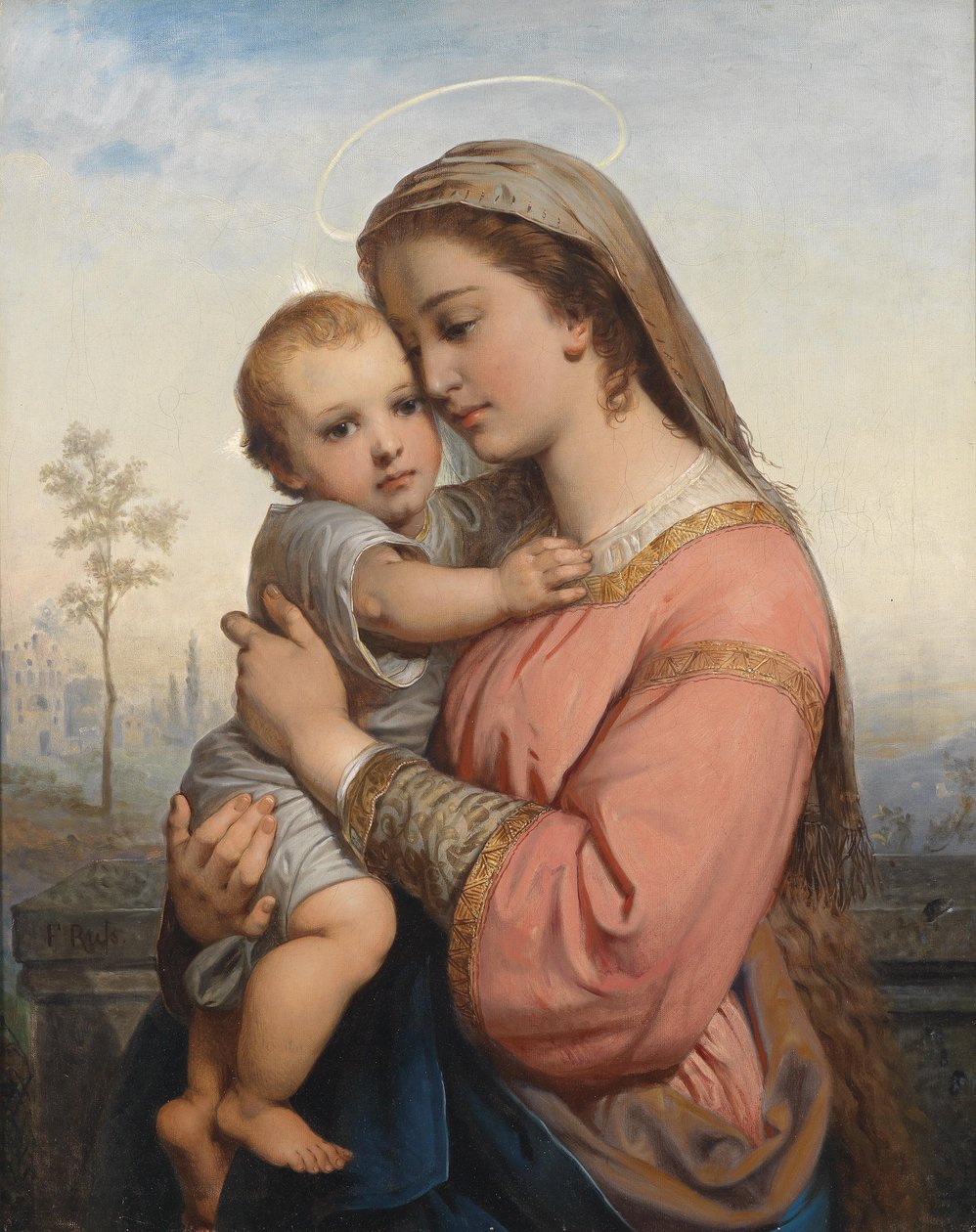 Madonna e criança de Franz Russ the Elder