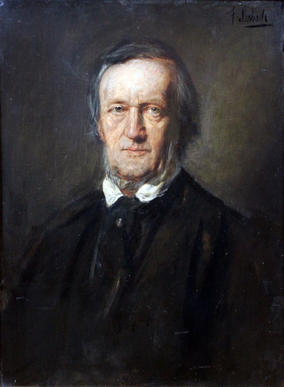 Retrato Richard Wagner de Franz von Lenbach