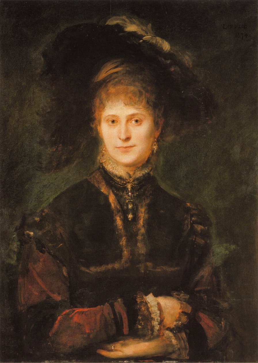 Magdalena Plach de Franz Seraph von Lenbach